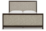 Burkhaus Brown Upholstered Bedroom Set - Ella Furniture