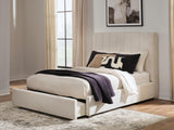 Brizmore Beige Queen Upholstered Storage Bed — product image 7