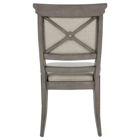 Cresswell Tan Upholstered Dining Side Chair Set of 2 — product image 8