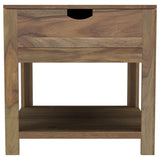 Esther 3-Piece Solid Sheesham Coffee and End Table Set Natural — product image 4