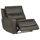 Marcell 6-Piece L-Shaped Power Reclining Sectional with Console Grey — product image 7