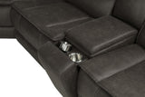 Marcell 5-Piece 3-Seat Power Home Theater Seating with Dual Consoles Grey — product image 14