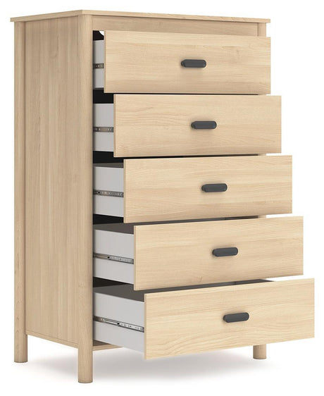 Cabinella Tan Chest of Drawers - Ella Furniture