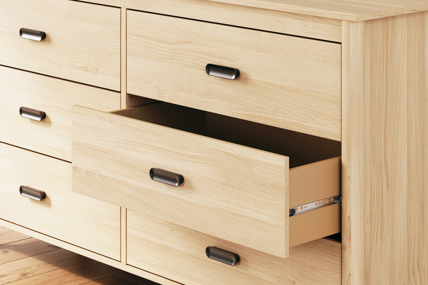 Cabinella Tan Dresser - Ella Furniture