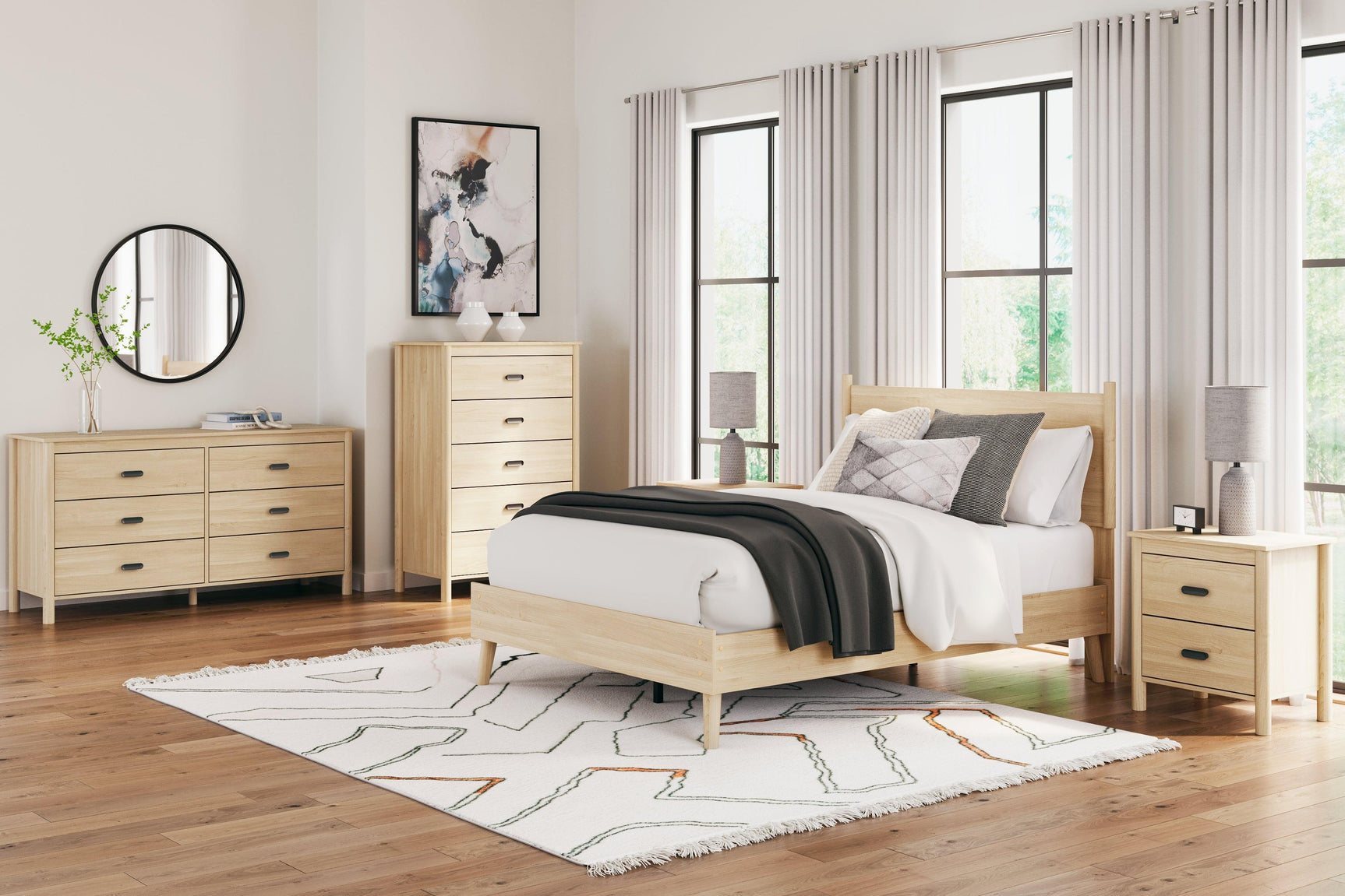Cabinella Tan Dresser - Ella Furniture