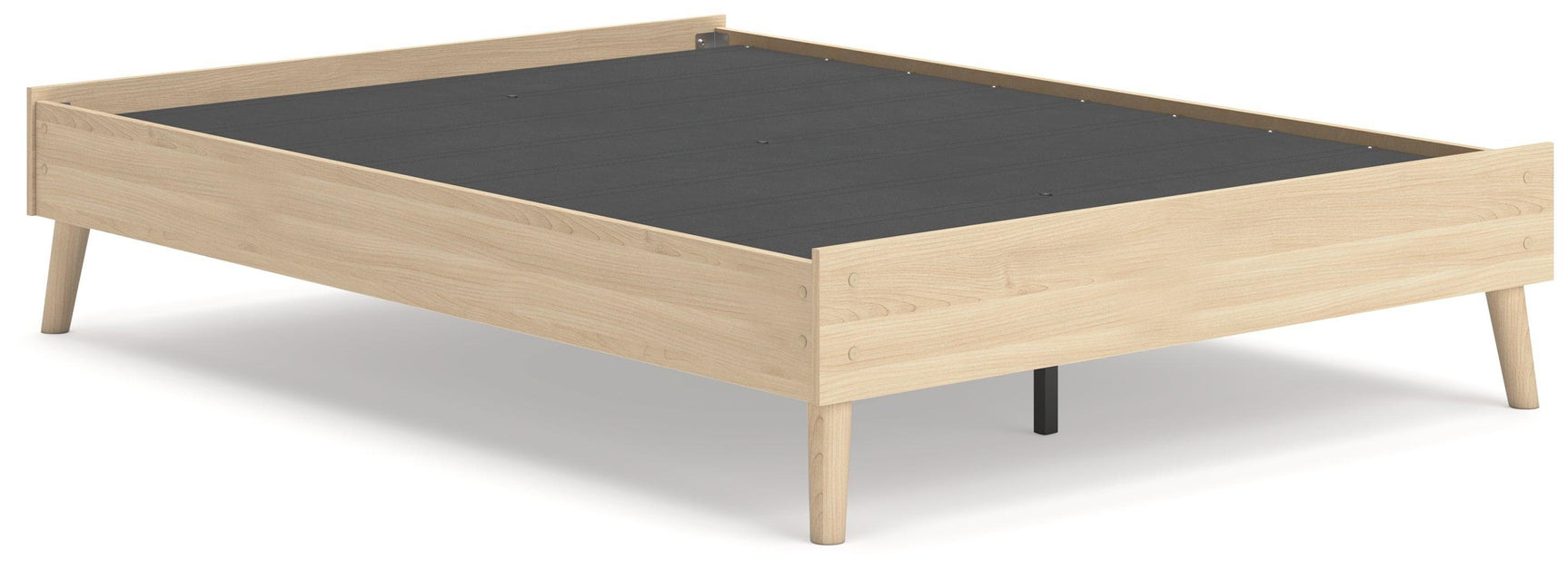 Cabinella Tan Full Platform Bed - Ella Furniture