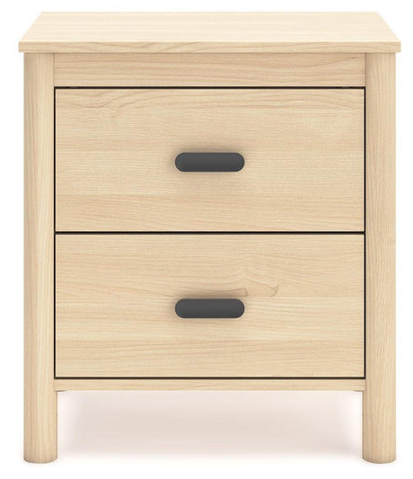 Cabinella Tan Nightstand - Ella Furniture