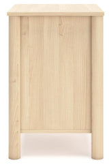 Cabinella Tan Nightstand - Ella Furniture