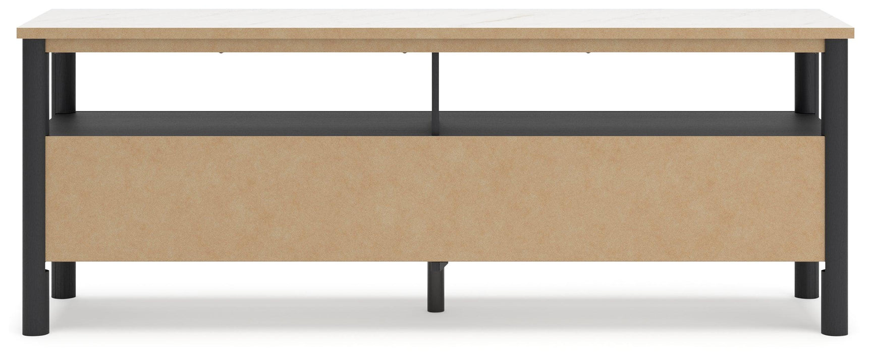 Cadmori Black/White 72" TV Stand - Ella Furniture