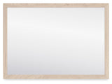Cadmori Tan Bedroom Mirror - Ella Furniture