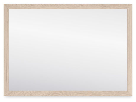 Cadmori Tan Bedroom Mirror - Ella Furniture
