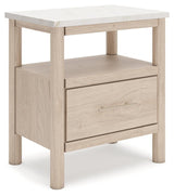 Cadmori Two-tone Nightstand - Ella Furniture