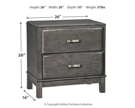 Caitbrook Gray 7 Storage Bedroom Set - Ella Furniture