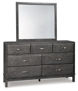 Caitbrook Gray 8 Storage Bedroom Set - Ella Furniture