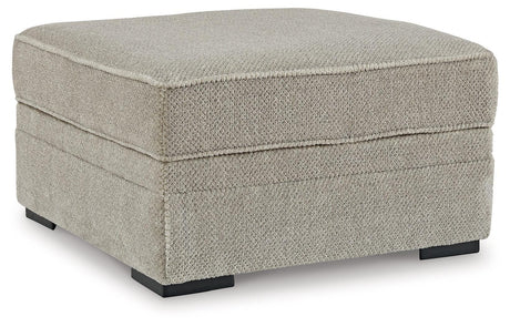 Calnita Sisal 2-Piece Sectional With Ottoman - Ella Furniture