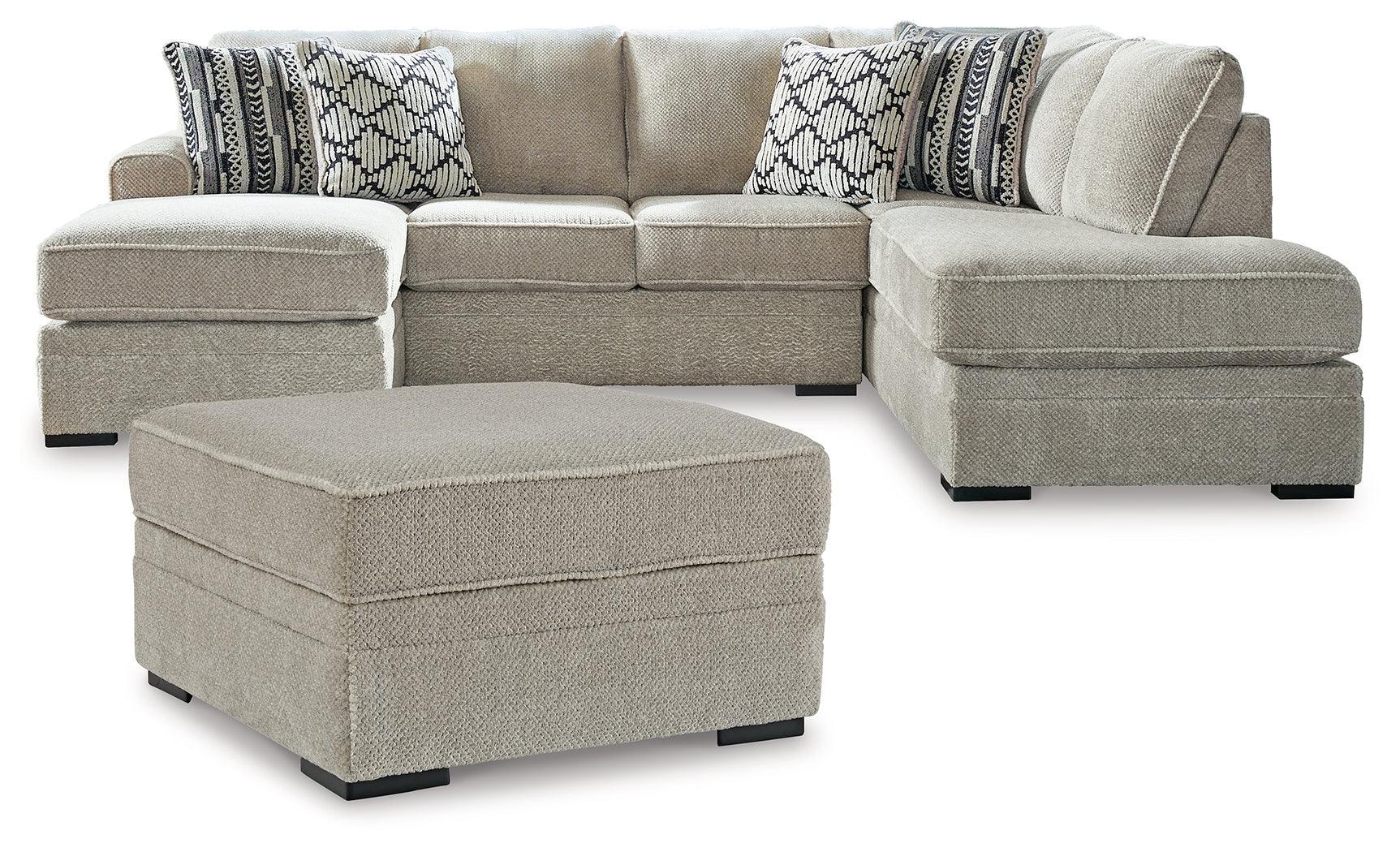 Calnita Sisal 2-Piece Sectional With Ottoman PKG015791 - 20502S1 | 2050211 - Ella Furniture