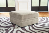 Calnita Sisal Chair And Ottoman - Ella Furniture