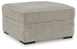 Calnita Sisal Chair And Ottoman - Ella Furniture