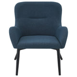 CALVIN Calvin Upholstered Modern Arm Accent Chair Aegean Blue 902472 - Ella Furniture