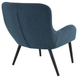 CALVIN Calvin Upholstered Modern Arm Accent Chair Aegean Blue 902472 - Ella Furniture