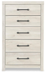Cambeck Whitewash Panel 2 Storage Bedroom Set - Ella Furniture