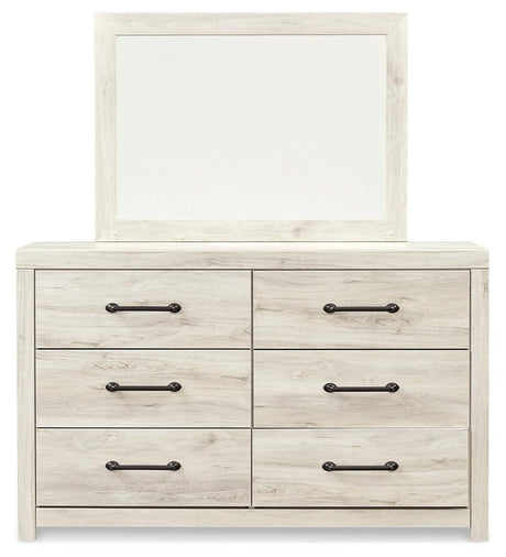 Cambeck Whitewash Panel 4 Storage Bedroom Set - Ella Furniture