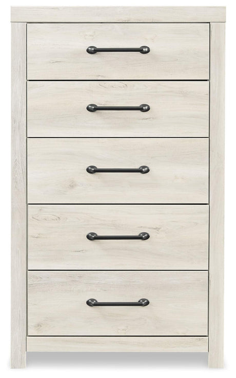 Cambeck Whitewash Panel Bedroom Set - Ella Furniture