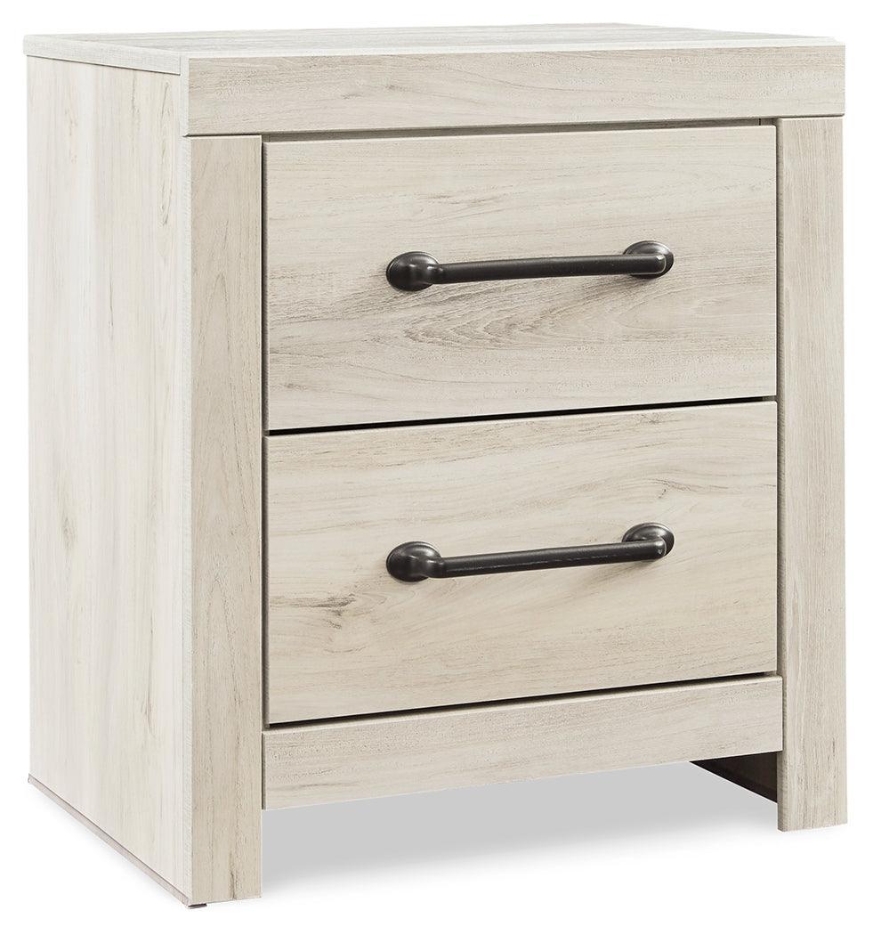 Cambeck Whitewash Upholstered Panel Bedroom Set - Ella Furniture