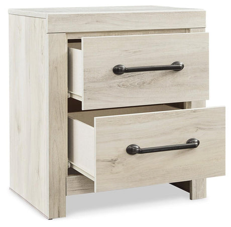 Cambeck Whitewash Upholstered Panel Bedroom Set - Ella Furniture