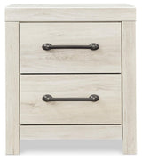 Cambeck Whitewash Upholstered Panel Bedroom Set - Ella Furniture