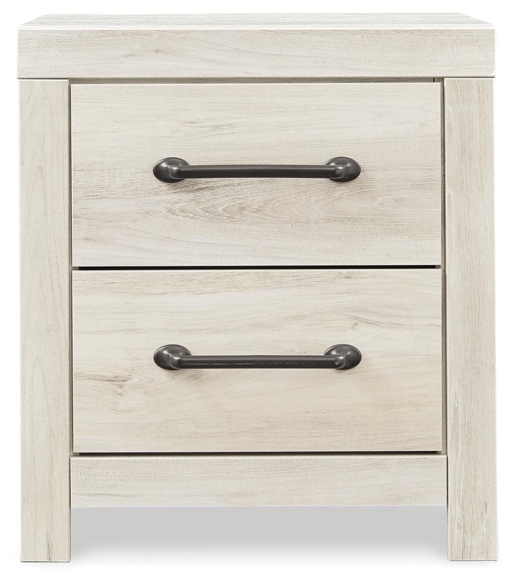 Cambeck Whitewash Upholstered Panel Bedroom Set - Ella Furniture