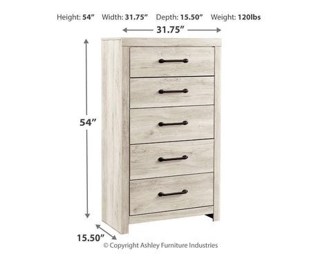 Cambeck Whitewash Upholstered Panel Bedroom Set - Ella Furniture