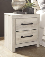 Cambeck Whitewash Upholstered Panel Bedroom Set - Ella Furniture