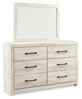 Cambeck Whitewash Upholstered Panel Bedroom Set - Ella Furniture