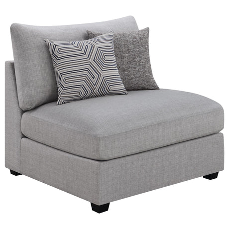 Cambria 4-piece Upholstered Modular Sectional Sofa Grey 551511-S4A - Ella Furniture