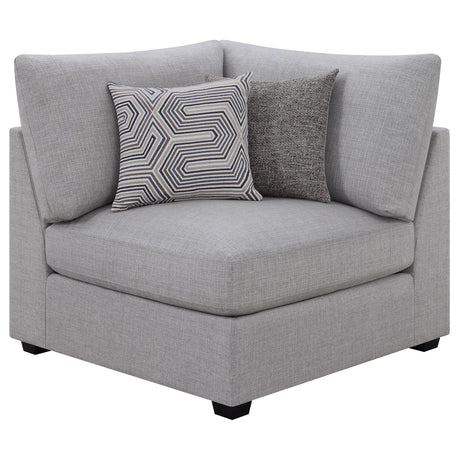 Cambria 4-piece Upholstered Modular Sectional Sofa Grey 551511-S4A - Ella Furniture