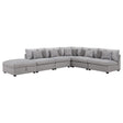 Cambria 6-piece Upholstered Modular Sectional Sofa Grey 551511-S6A - Ella Furniture