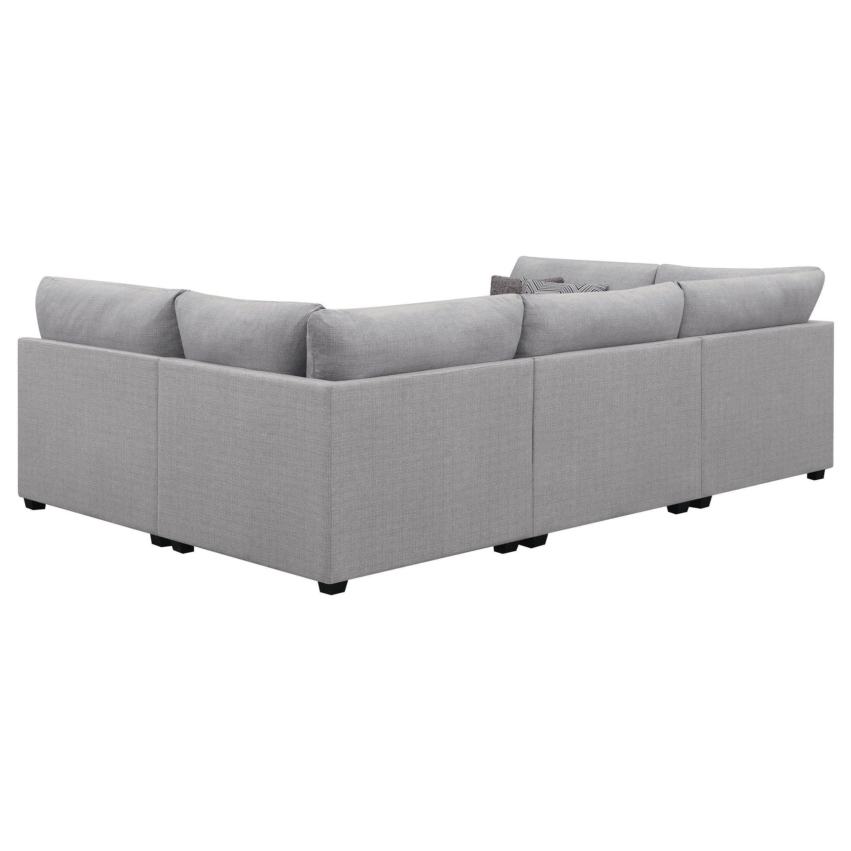 Cambria 6-piece Upholstered Modular Sectional Sofa Grey 551511-SET - Ella Furniture