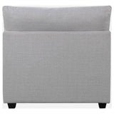 Cambria Upholstered Armless Chair Grey 551511 - Ella Furniture