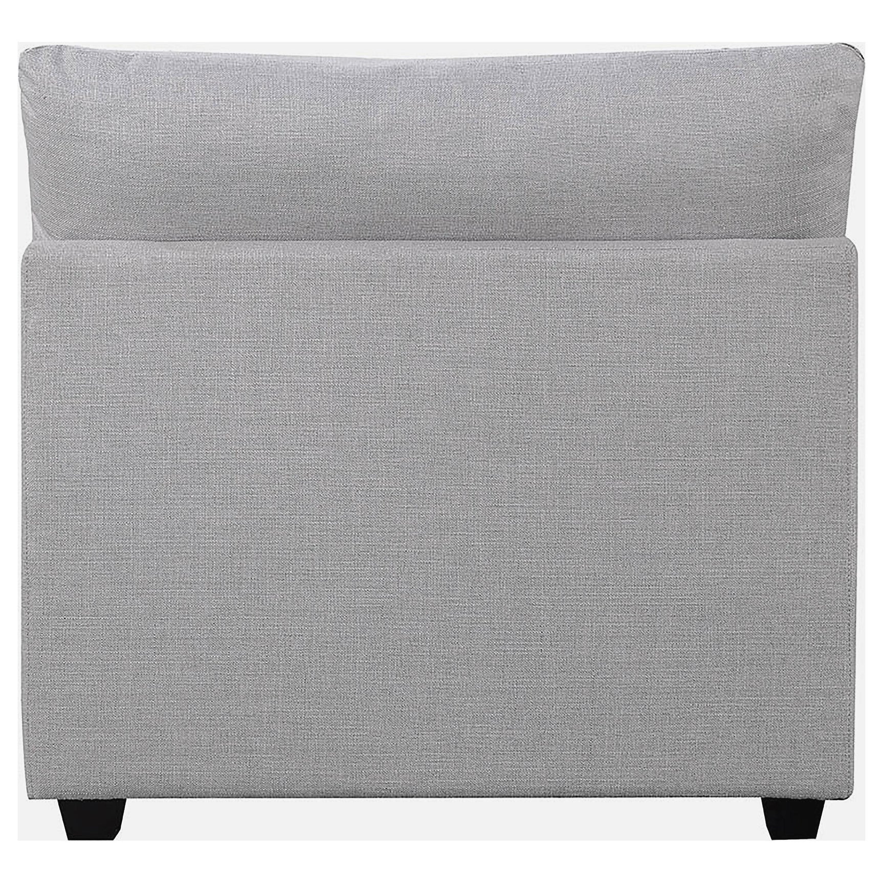 Cambria Upholstered Armless Chair Grey 551511 - Ella Furniture