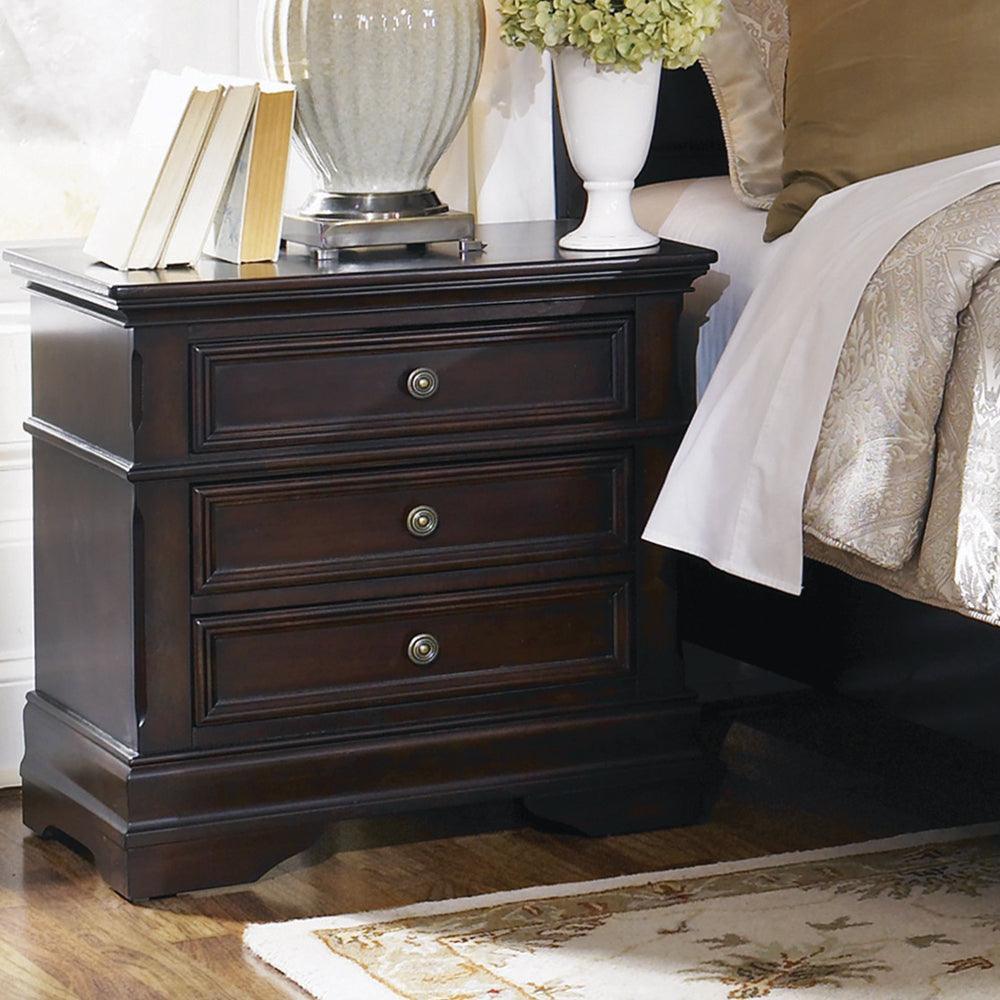 Cambridge Cappuccino And Brown Panel Bedroom Set - Ella Furniture