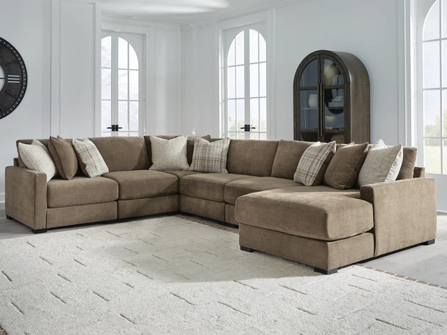 Camellia-Court Coffee 6-Piece Sectional with Chaise from Ella Furniture