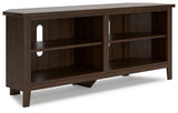 Camiburg Warm Brown Corner Tv Stand W283-56 - Ella Furniture