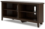 Camiburg Warm Brown Corner Tv Stand W283-56 - Ella Furniture