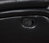 Camila 2-piece Upholstered Motion Reclining Sofa Set Black 610244-S2 - Ella Furniture