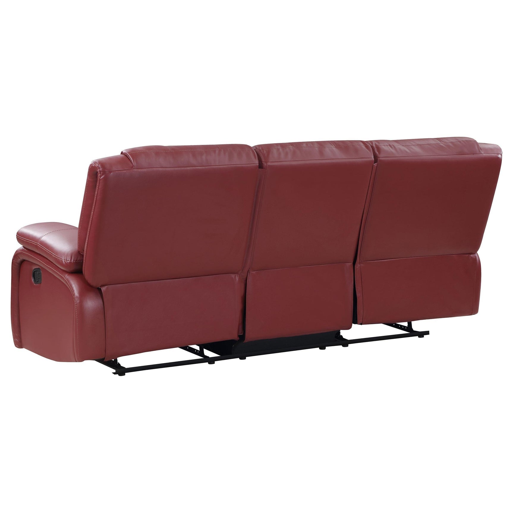 Camila 2-piece Upholstered Reclining Sofa Set Red 610241-S2 - Ella Furniture