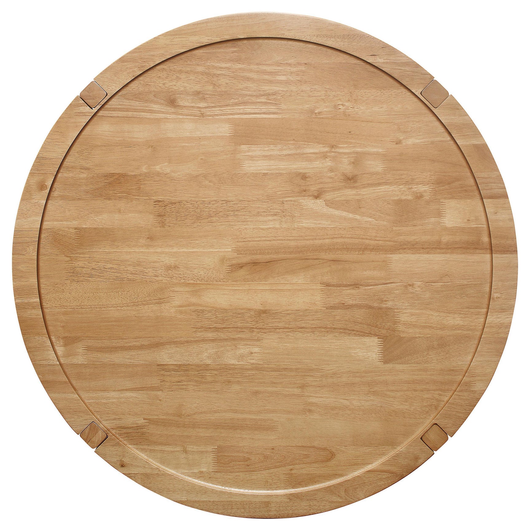 Camillo Round Solid Wood Coffee Table Maple Brown 709698 - Ella Furniture