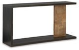Camlett Brown Console Sofa Table - Ella Furniture