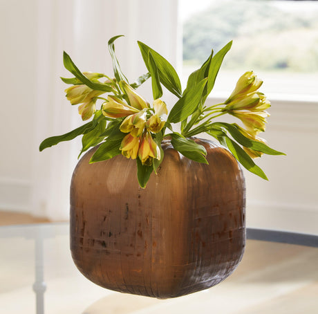 Capard Brown Vase - Ella Furniture