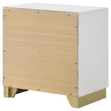 Caraway 2-Drawer Nightstand Bedside Table White 224772 [ETA: 5/8/2024] - Ella Furniture